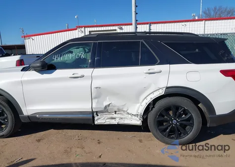 2020 Ford Explorer Xlt z USA, uszkodzony, nr VIN 1FMSK8DH1LGC43938